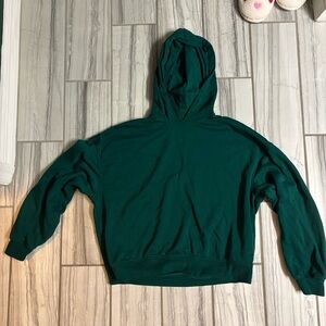 Divided Teal Hoodie